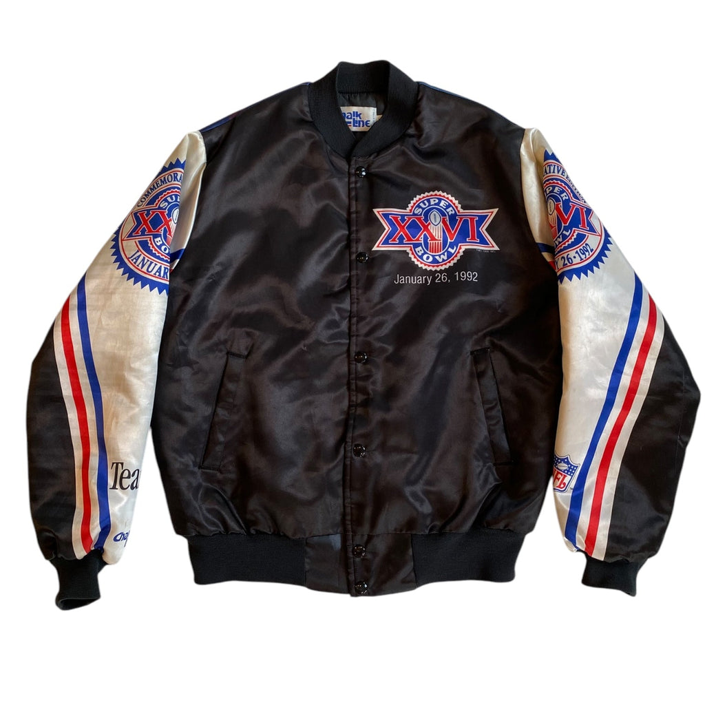 Blouson aviateur en satin vintage 1992
