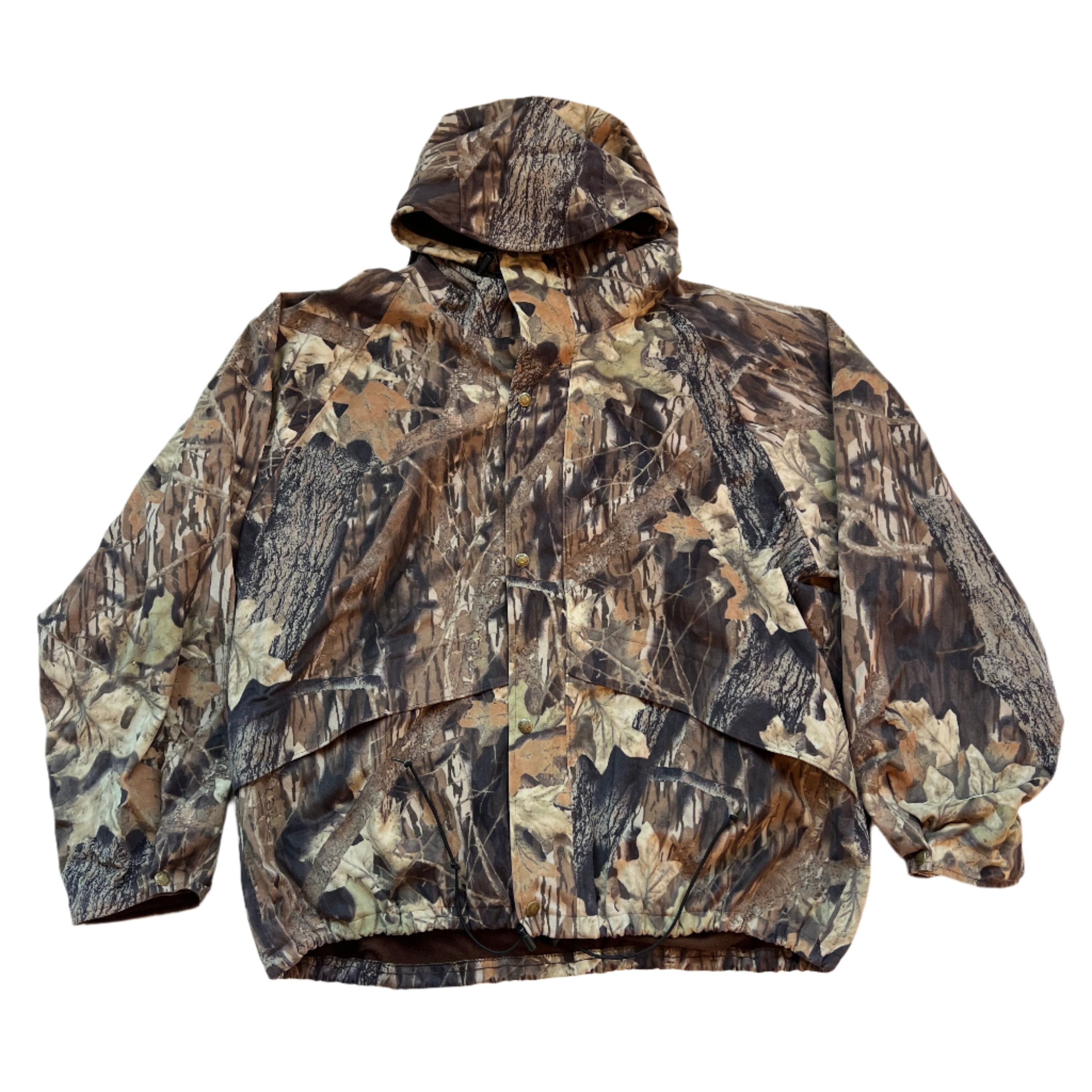 Veste polaire doublée camouflage vintage