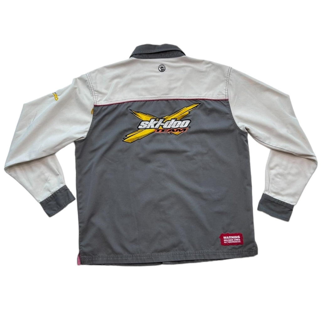 Chemise boutonnée vintage à manches longues Racing
