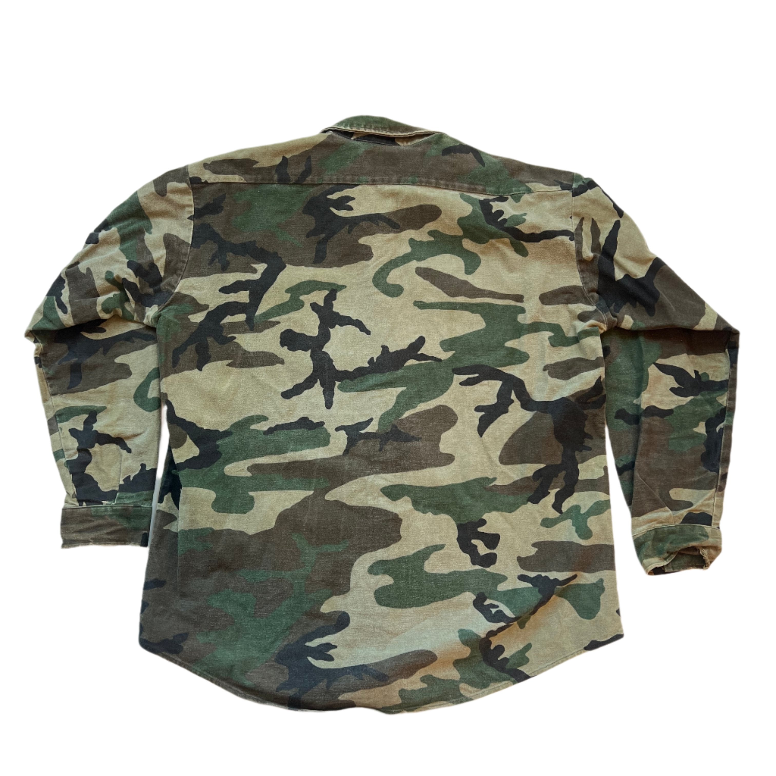 Flanelle camouflage militaire vintage