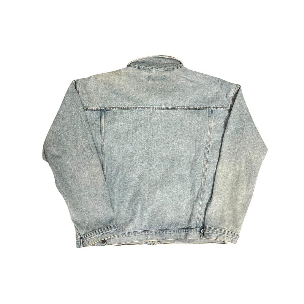 Veste en jean délavé style années 90