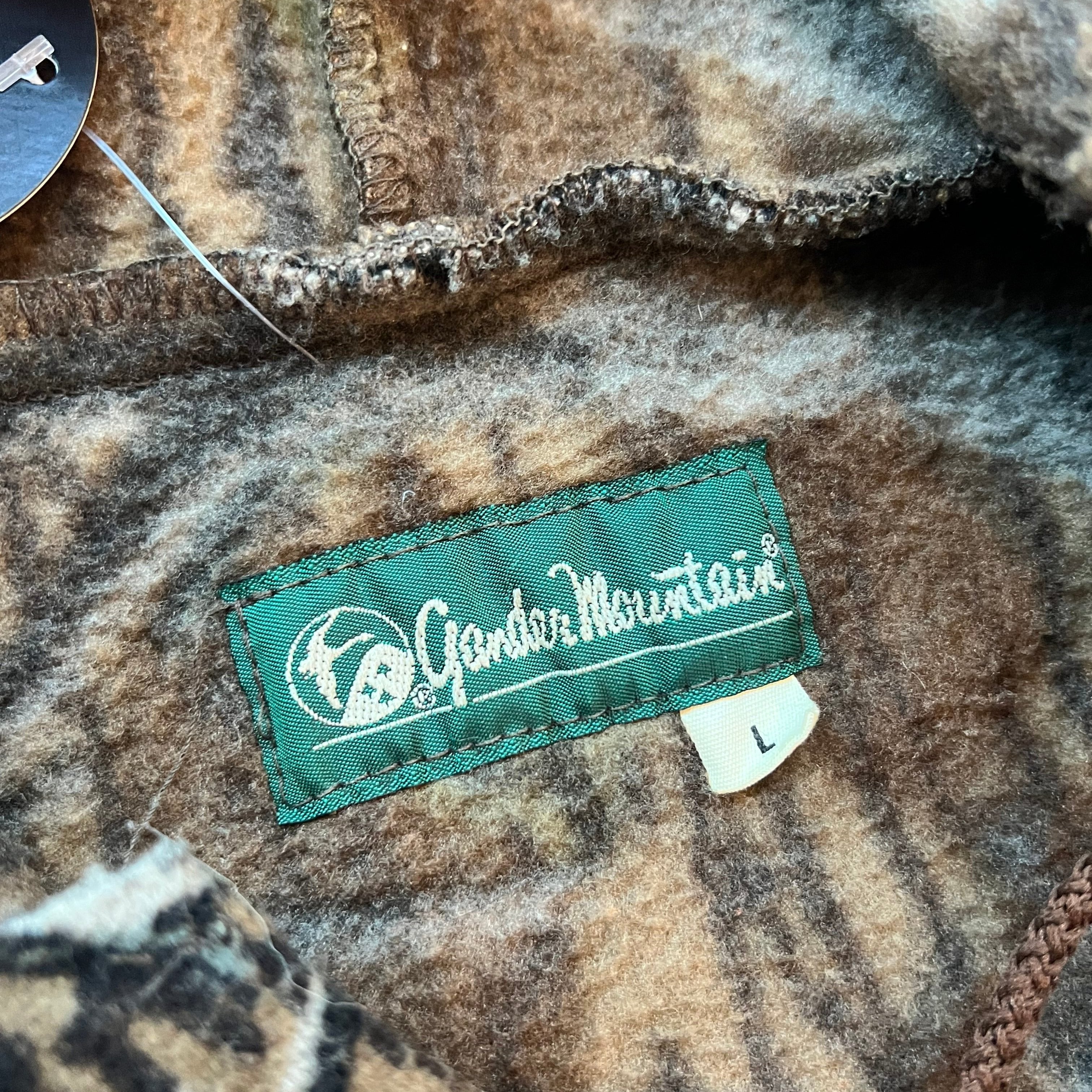 Polaire Camouflage Vintage Col Zippé