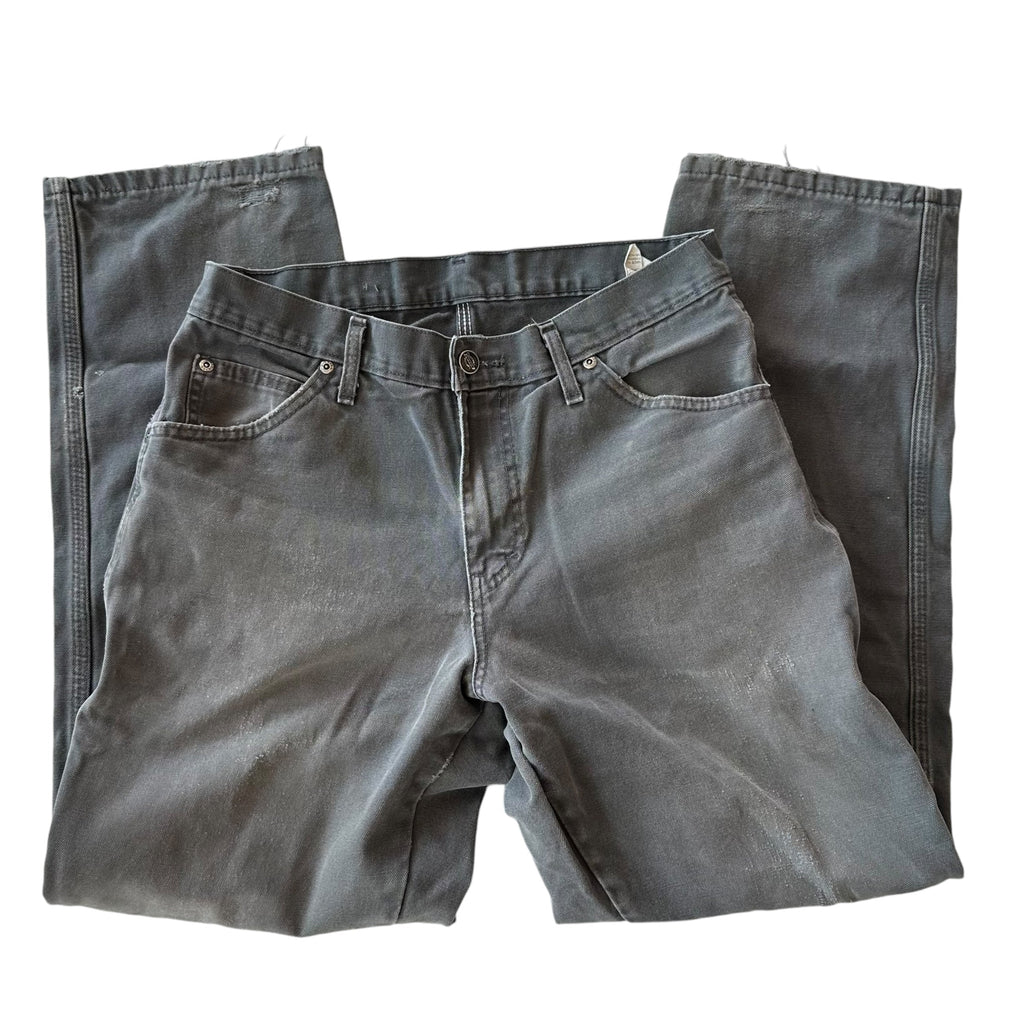 Pantalon vintage gris délavé