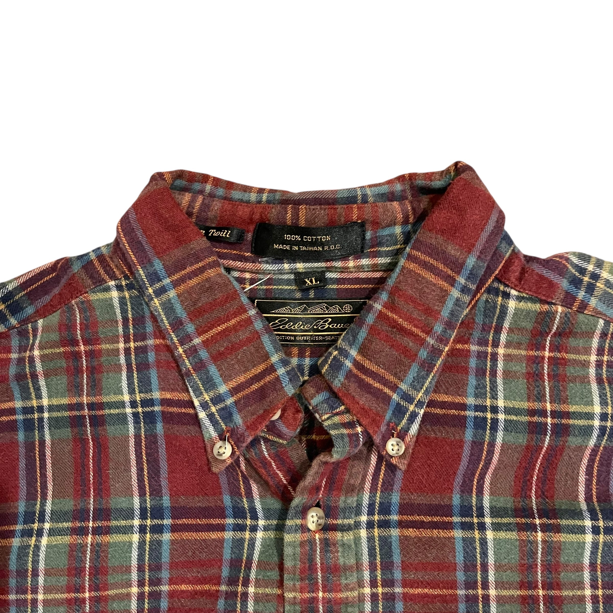 Flanelle écossaise rouge vintage
