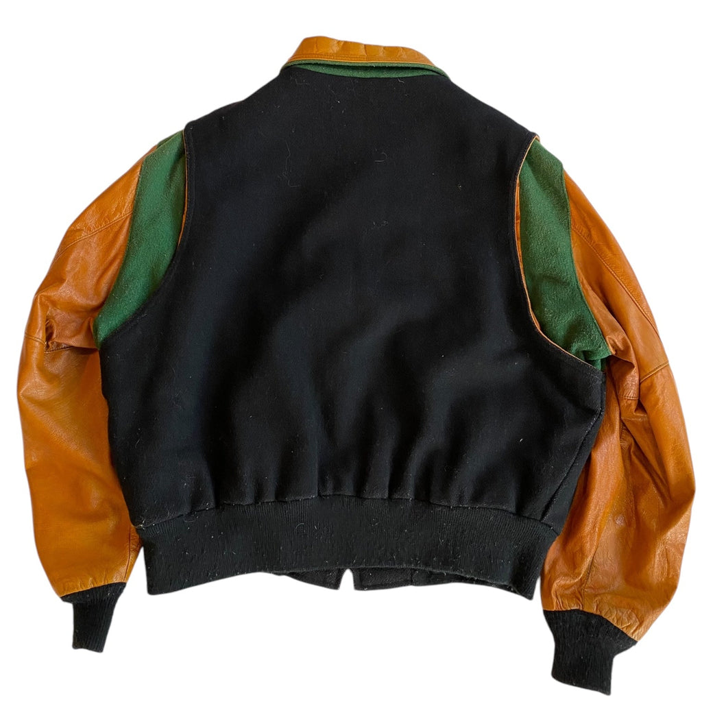 Blouson Letterman matelassé vintage années 90
