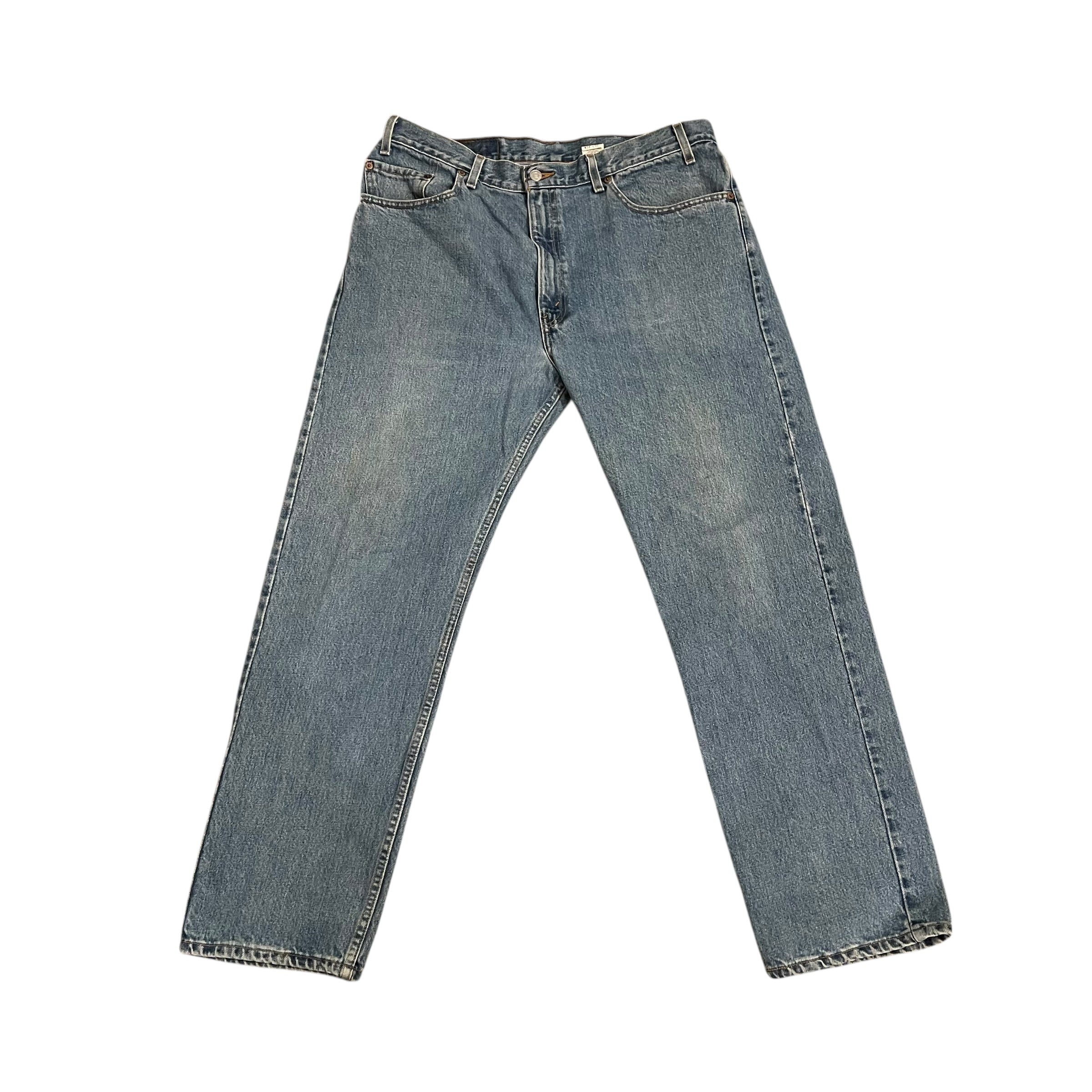 Jean droit en denim coupe classique