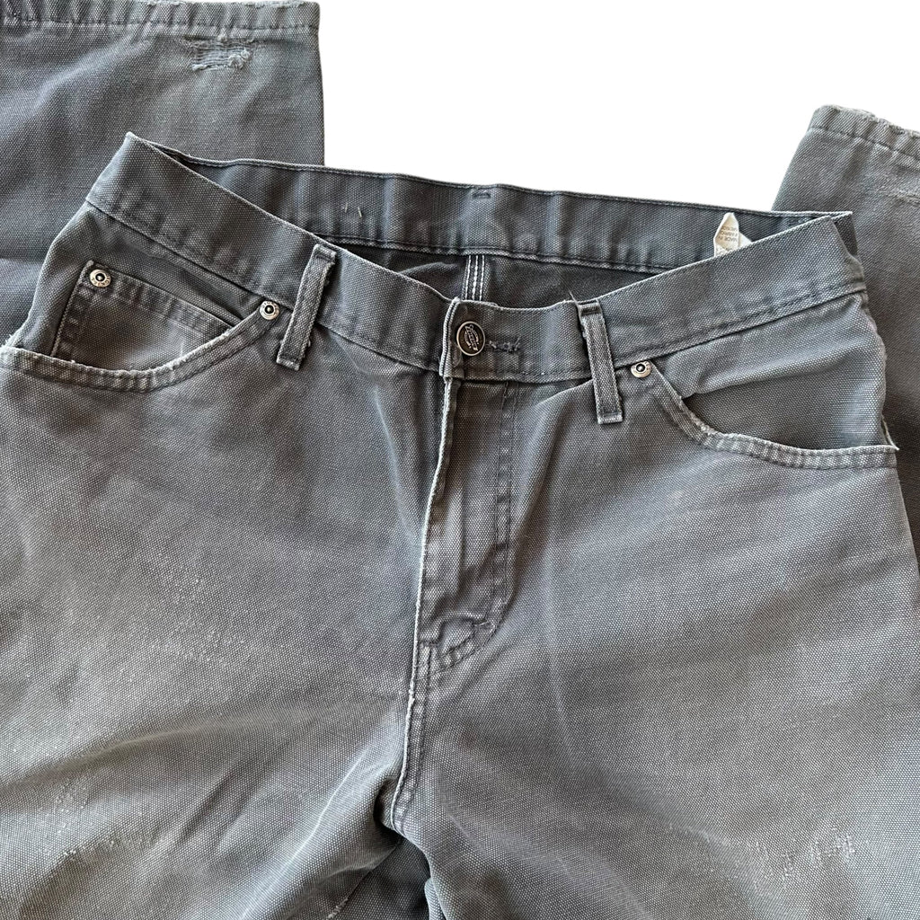 Pantalon vintage gris délavé
