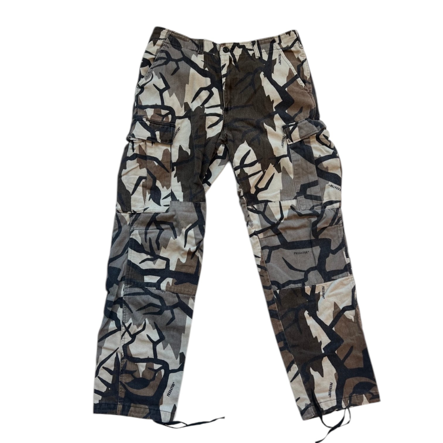 Pantalon cargo style camouflage Predator vintage