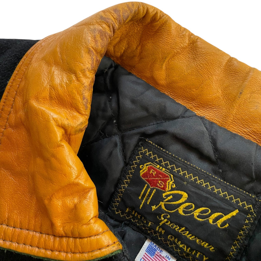 Blouson Letterman matelassé vintage années 90