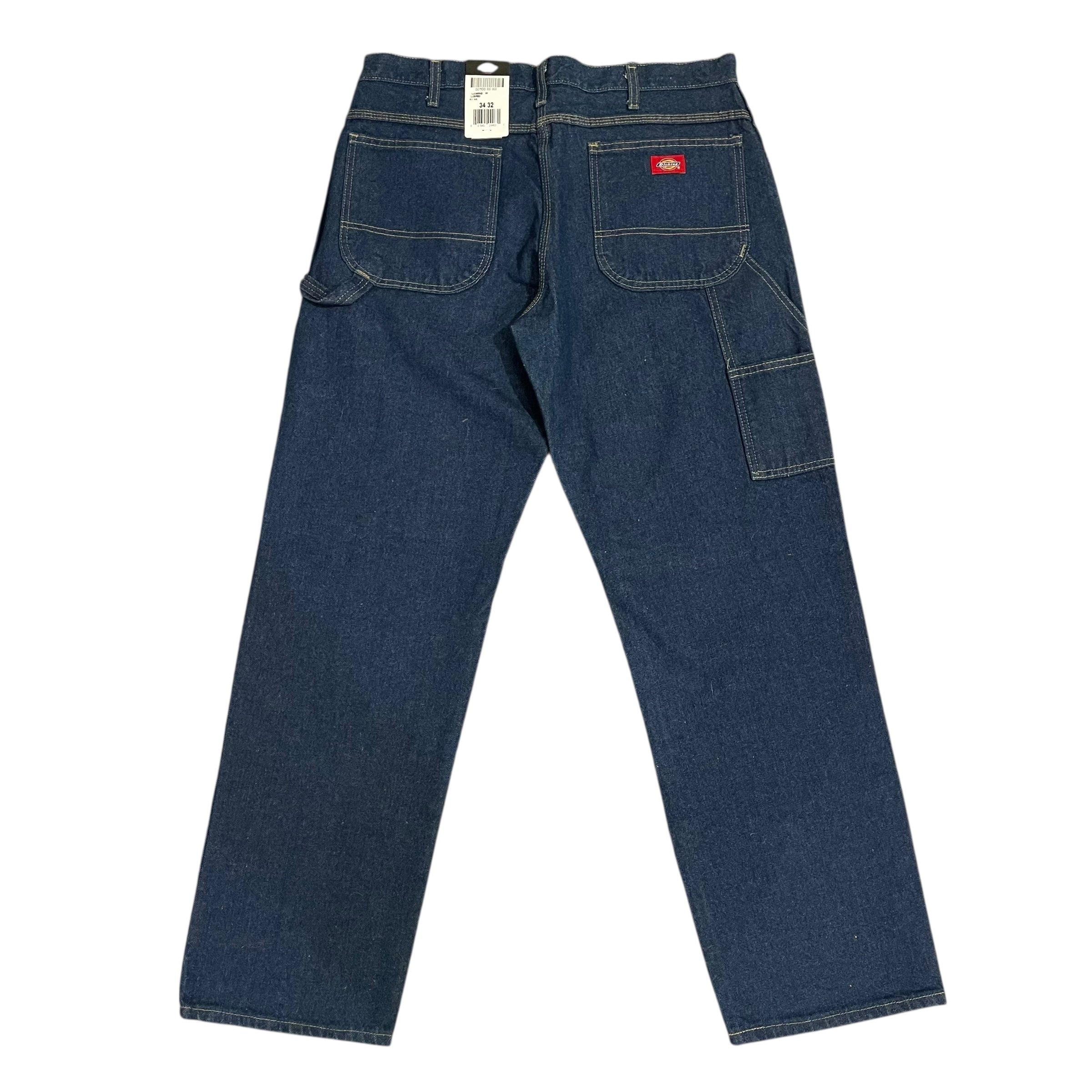 Jean en denim délavé foncé, style vintage