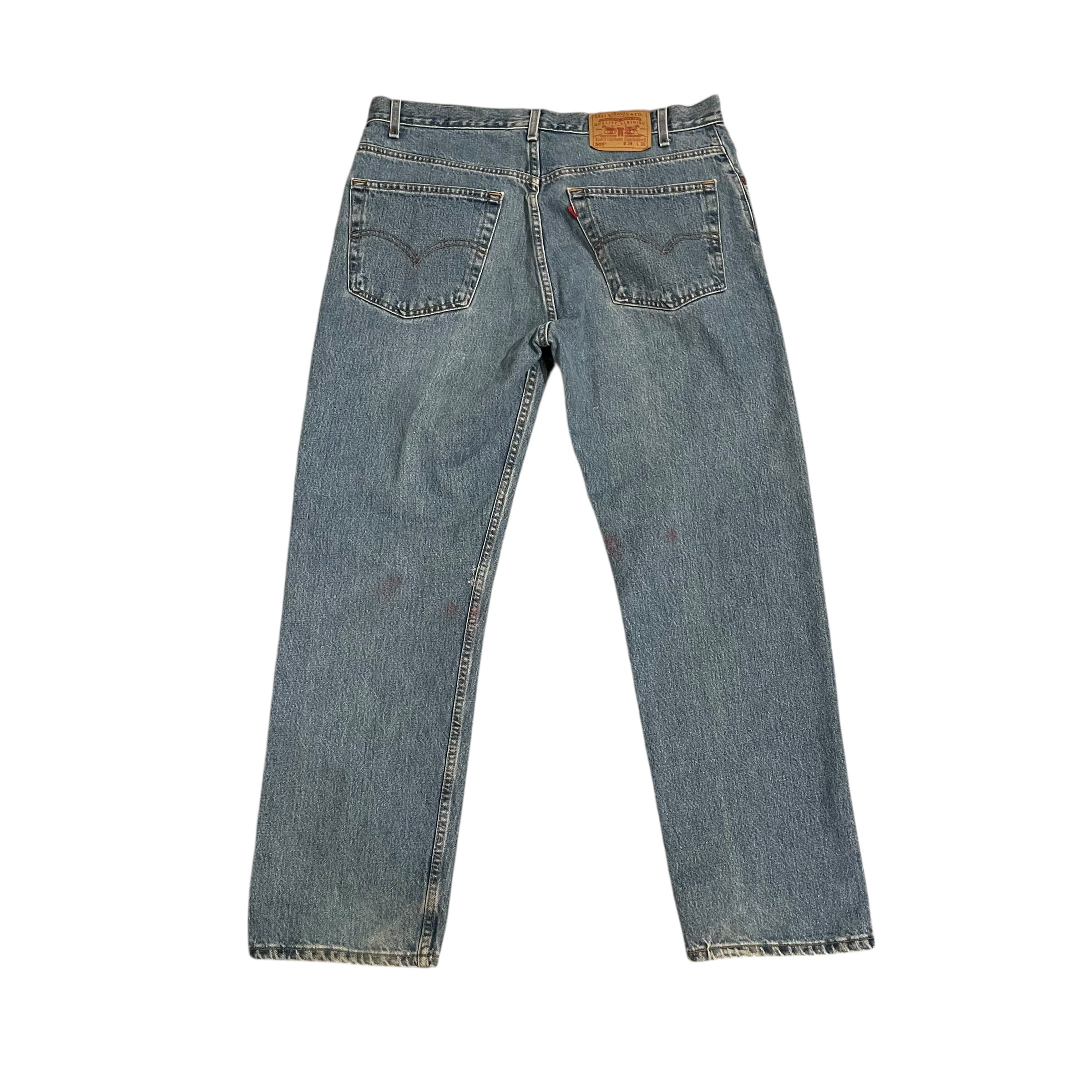Jean droit en denim coupe classique
