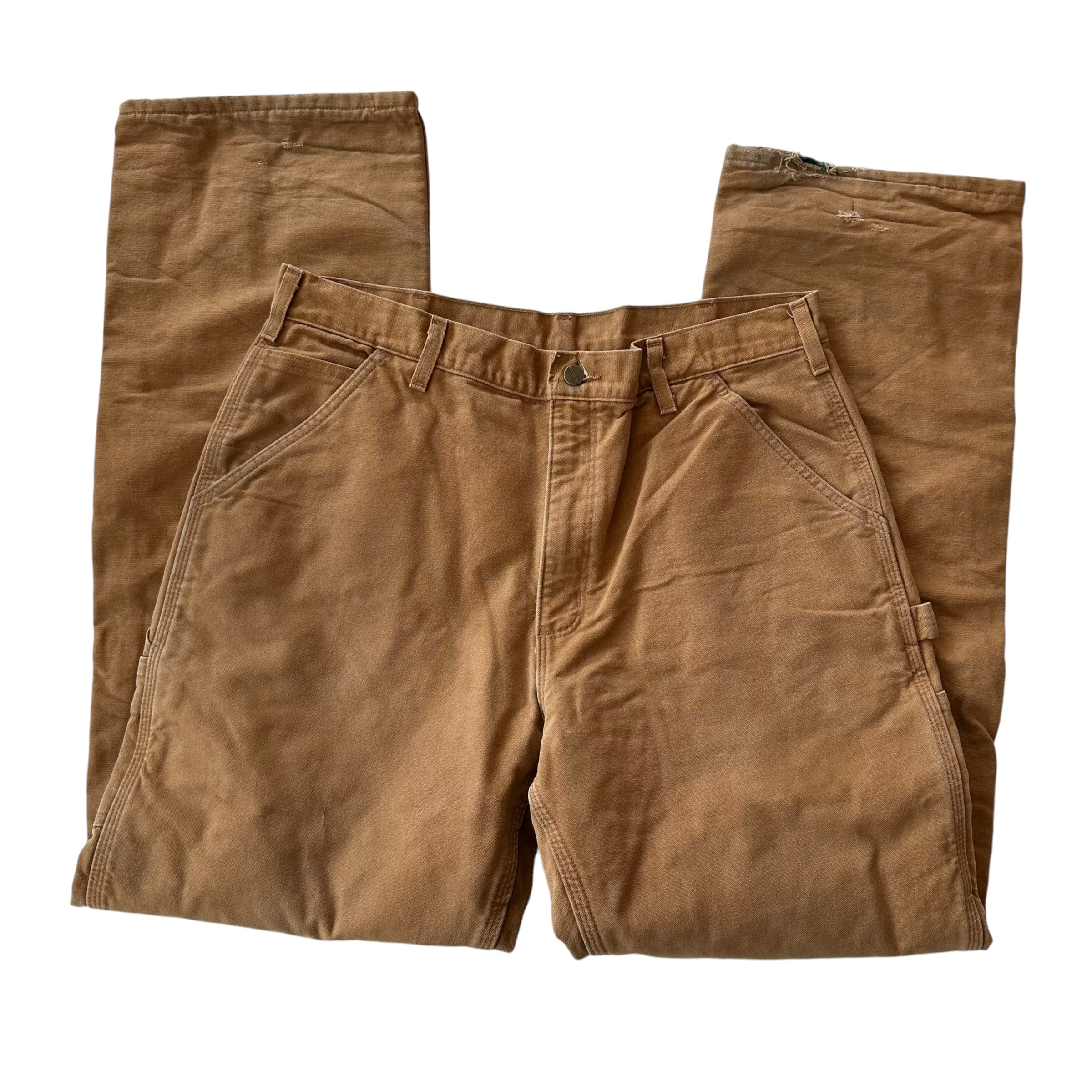 Pantalon de travail vintage doublé de flanelle