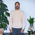 Sweat-shirt en maille beige