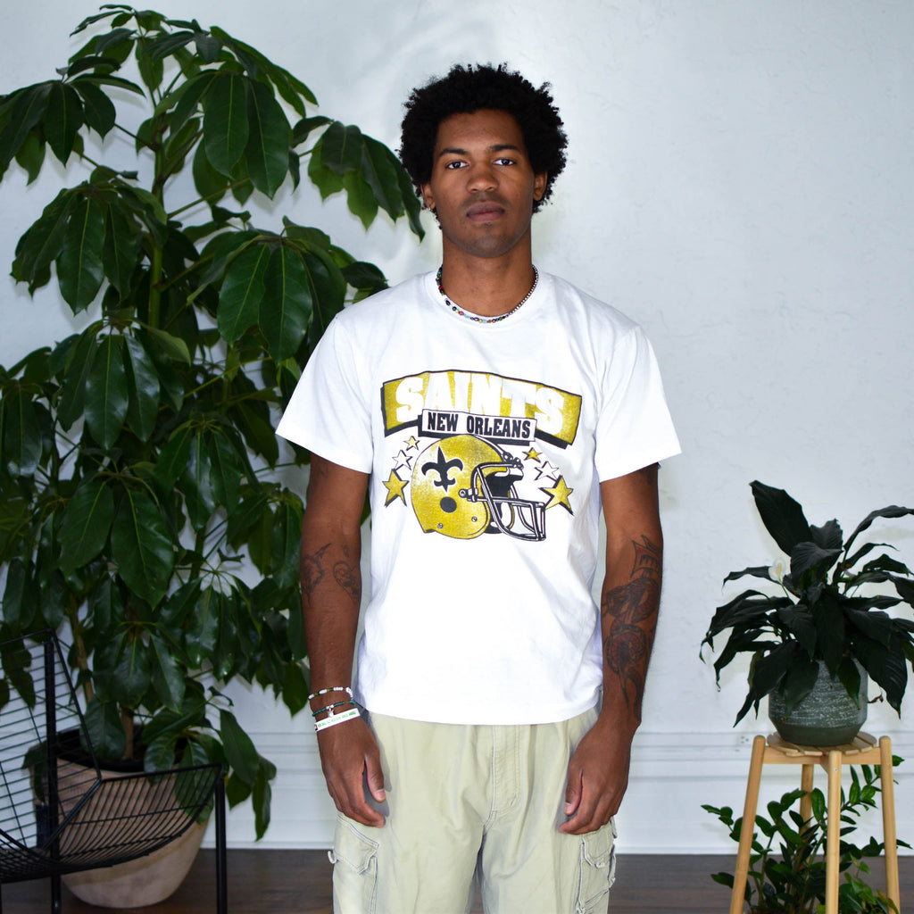 T-shirt graphique vintage des Saints de la Nouvelle-Orléans