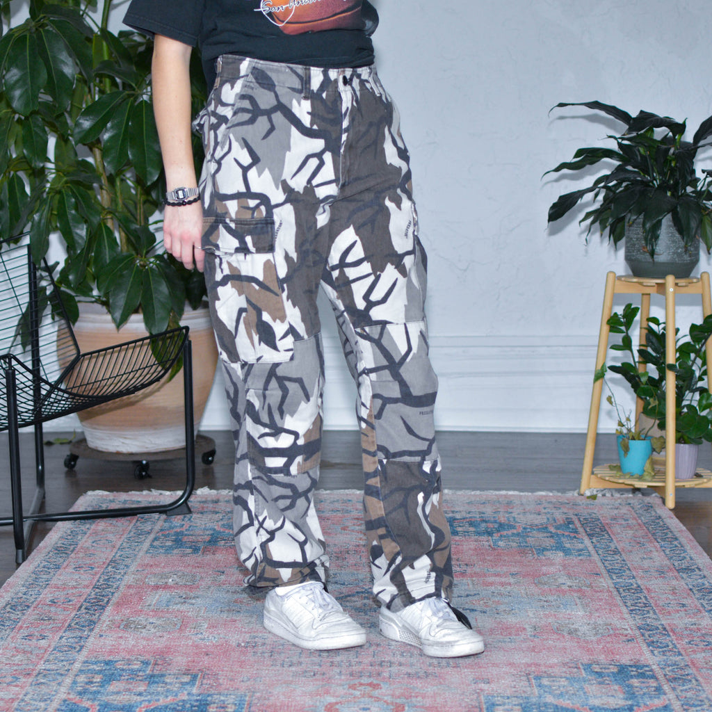 Pantalon cargo style camouflage Predator vintage