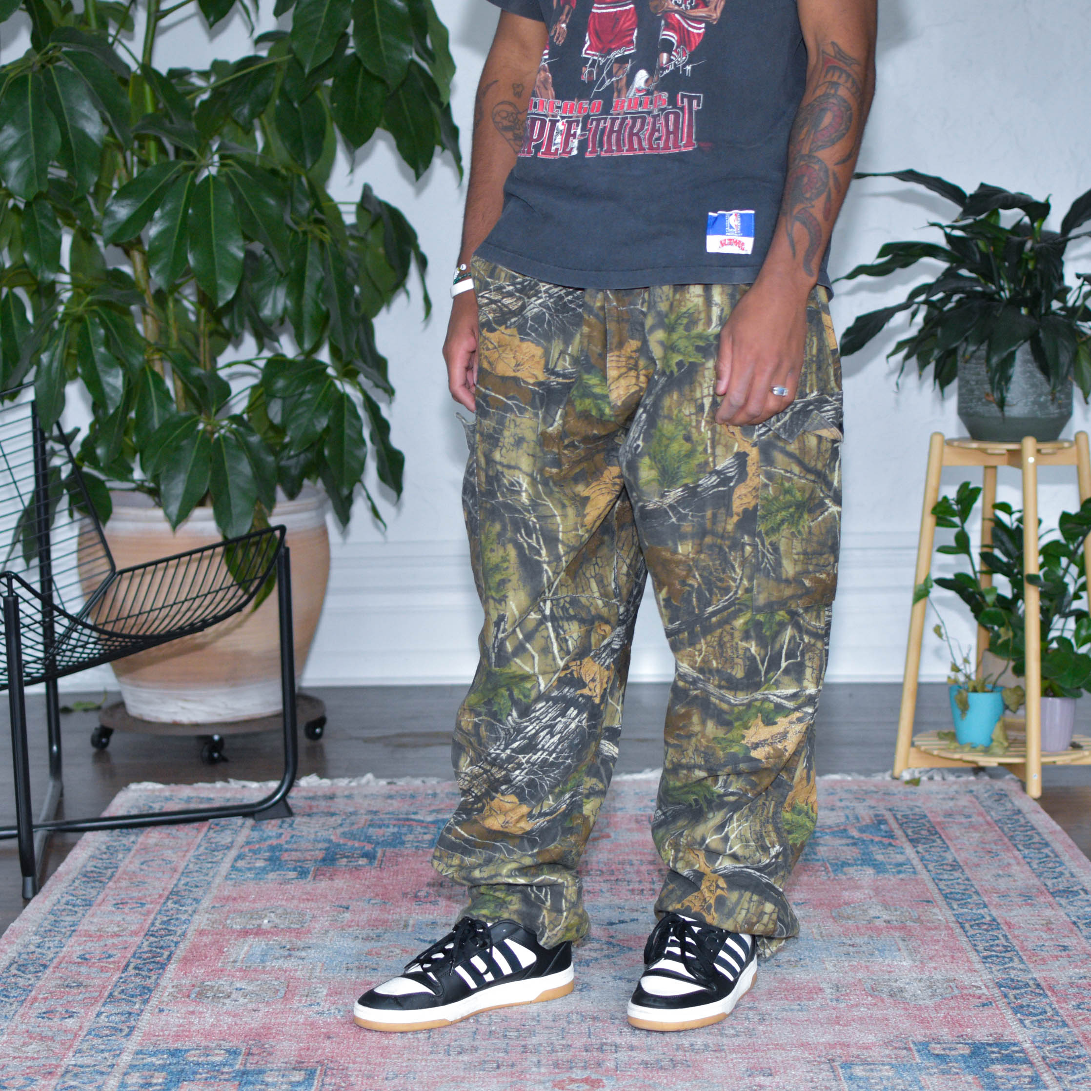 Pantalon cargo camouflage vintage