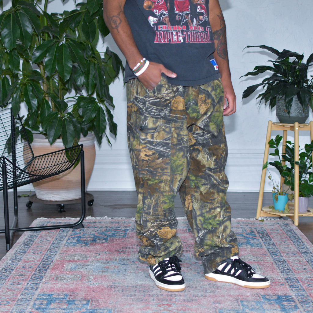 Pantalon cargo camouflage vintage