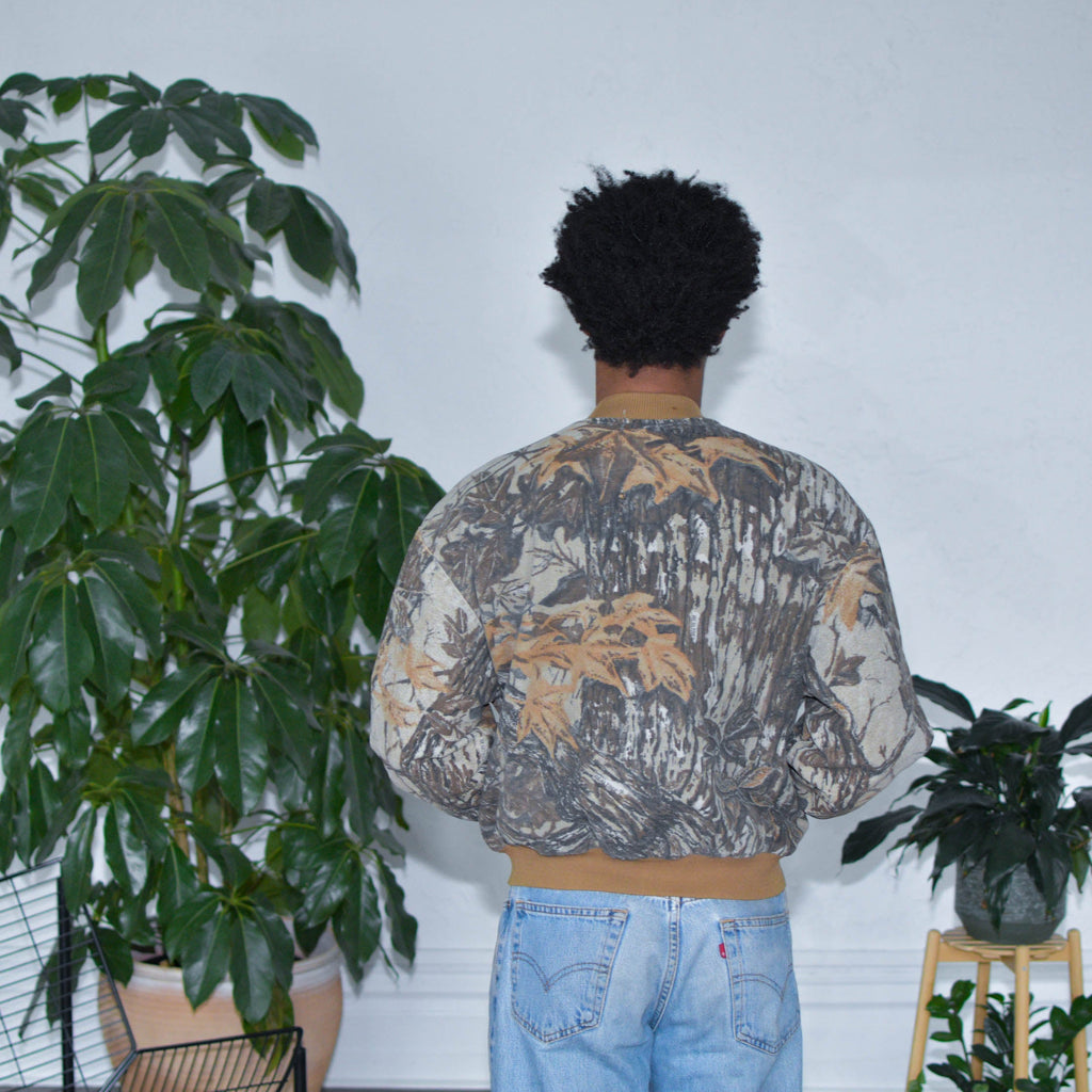 Veste camouflage zippée Vintage Real Tree