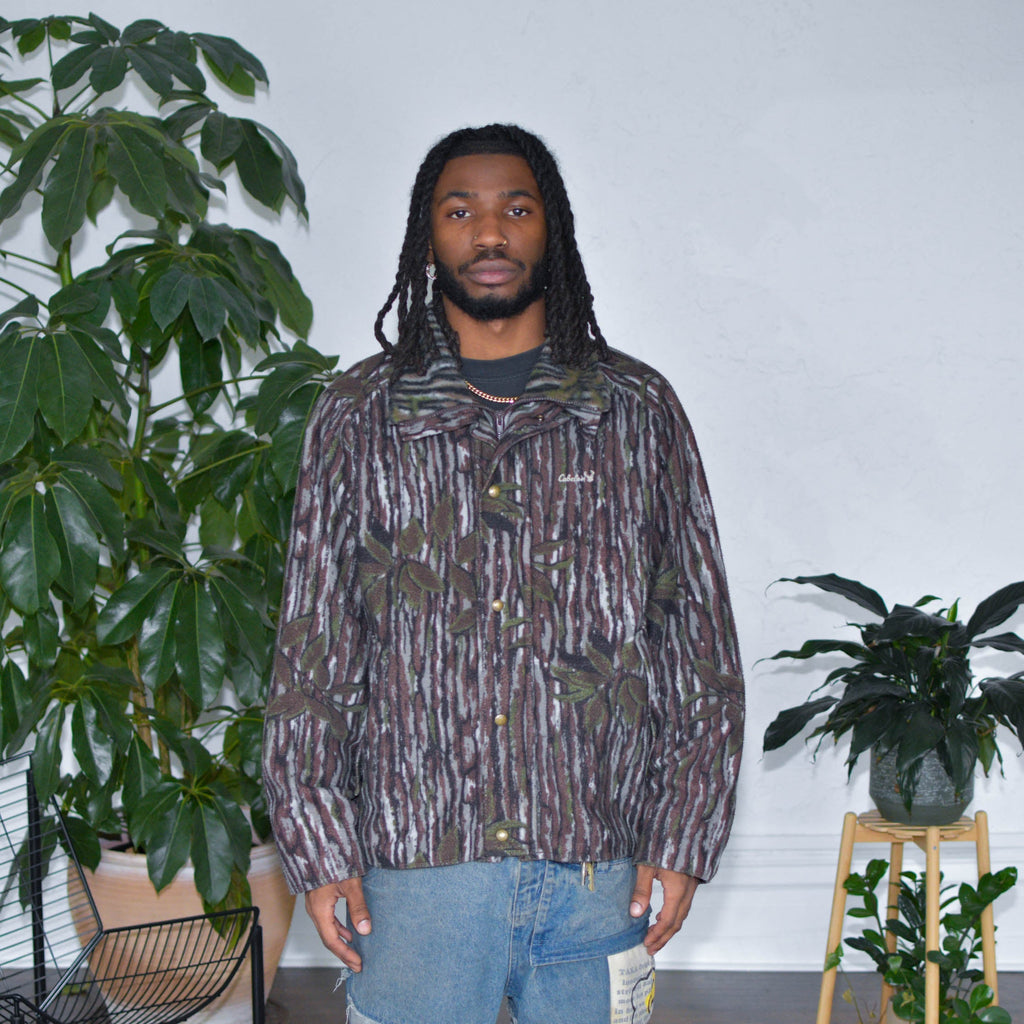 Blouson polaire vintage en Gore-Tex camouflage