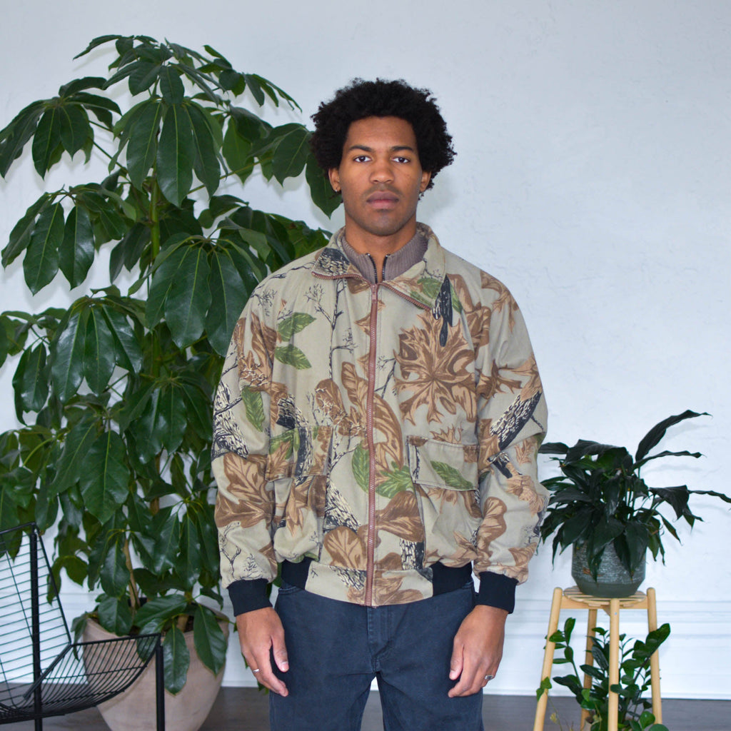 Veste camouflage non doublée vintage