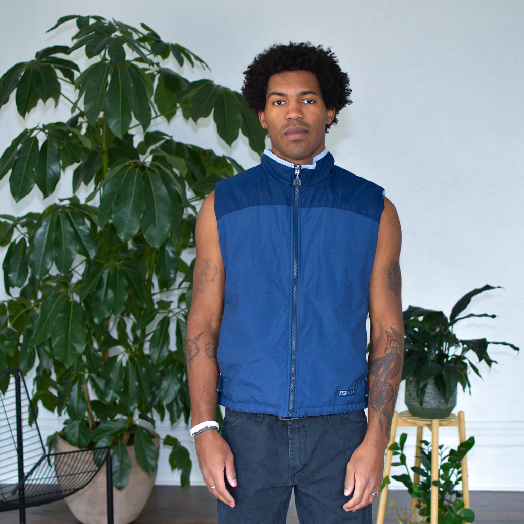 Gilet réversible vintage