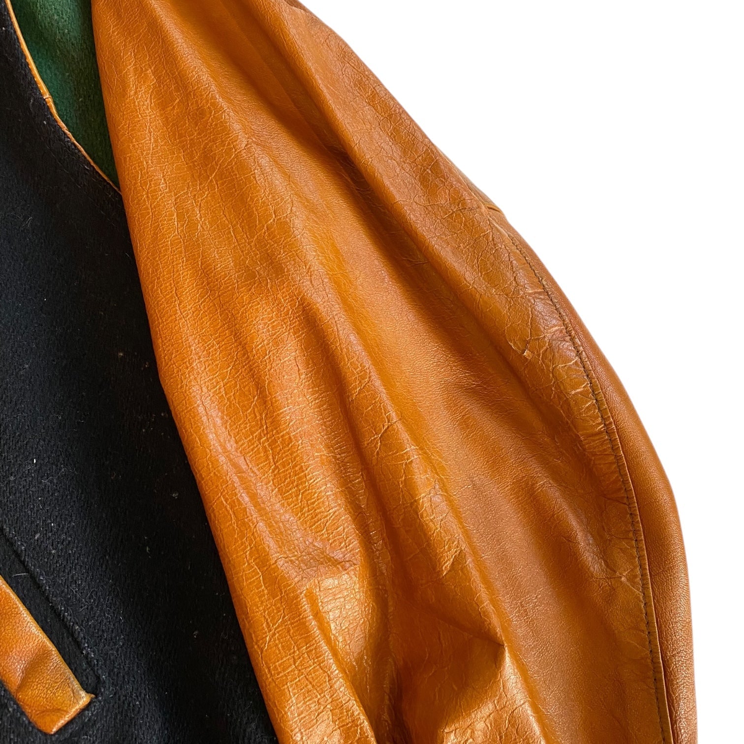 Blouson Letterman matelassé vintage années 90