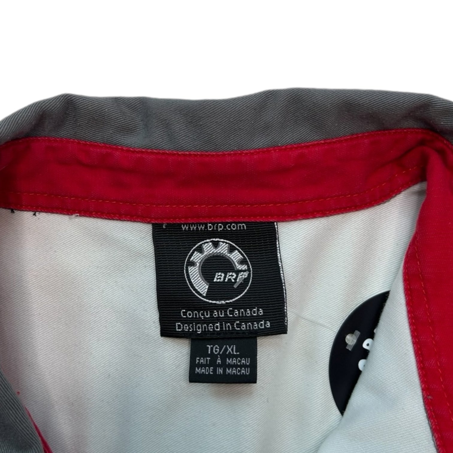 Chemise boutonnée vintage à manches longues Racing