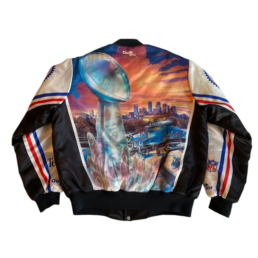 Blouson aviateur en satin vintage 1992