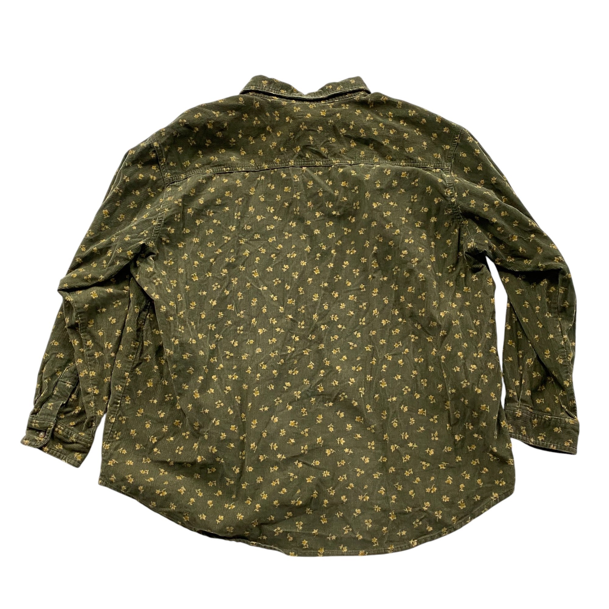 Chemise en velours côtelé à manches longues
