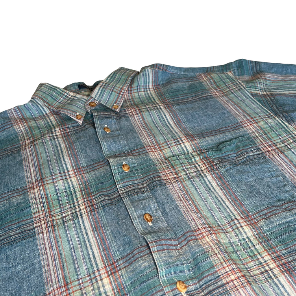 Chemise en flanelle à manches courtes