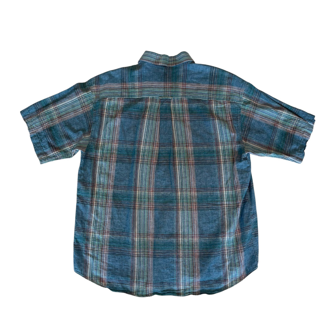 Chemise en flanelle à manches courtes